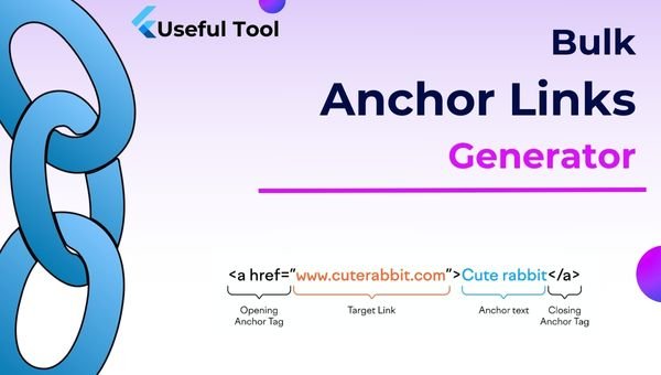 Bulk Anchor Links Generator Online