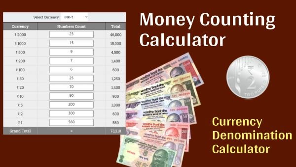 Money Counting Calculator Online Cash Denomination Calculator