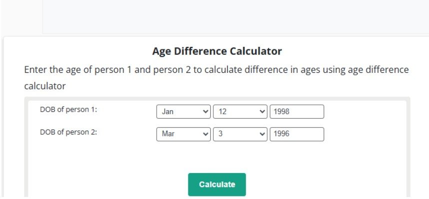 Age Calculator