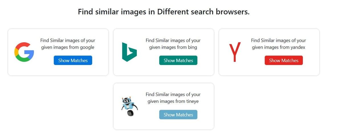 reverse image search in different browsers
