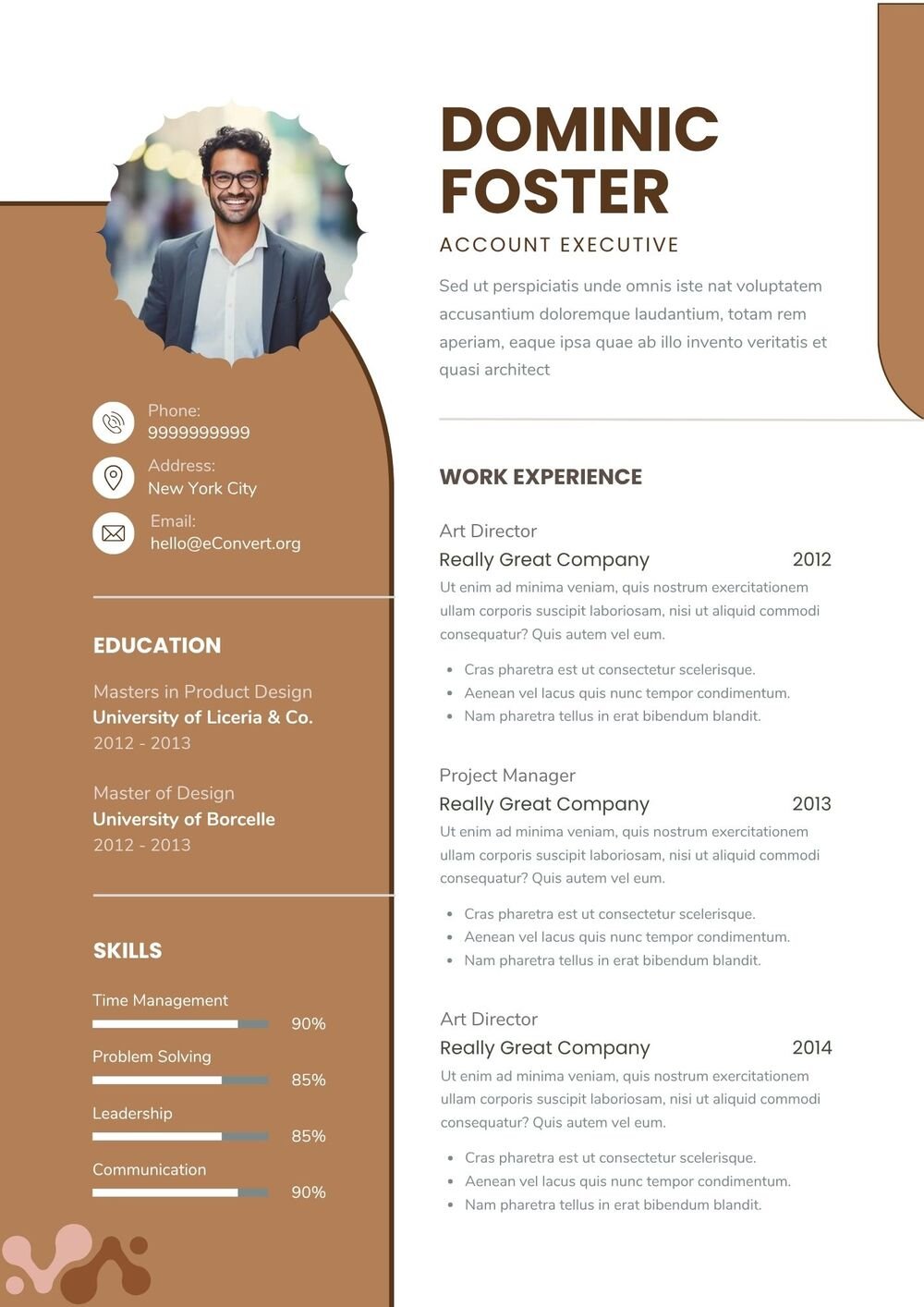Account Executive Resume