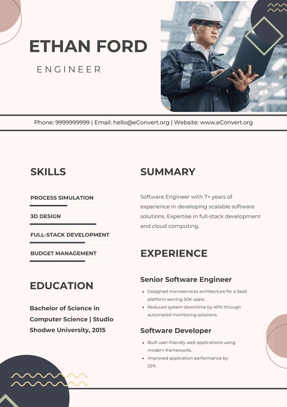 Engineer Resume