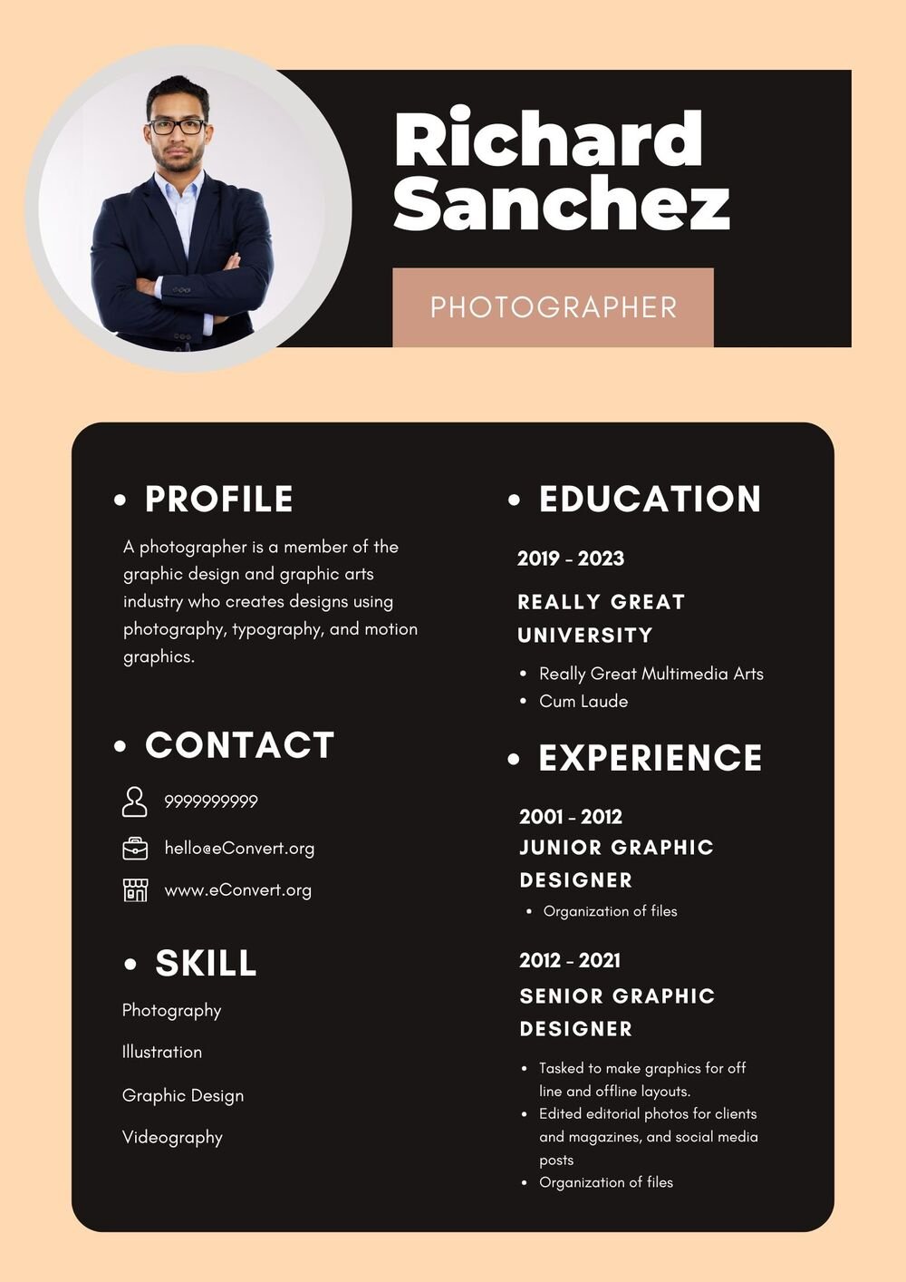 Free Resume Templates for Freshers