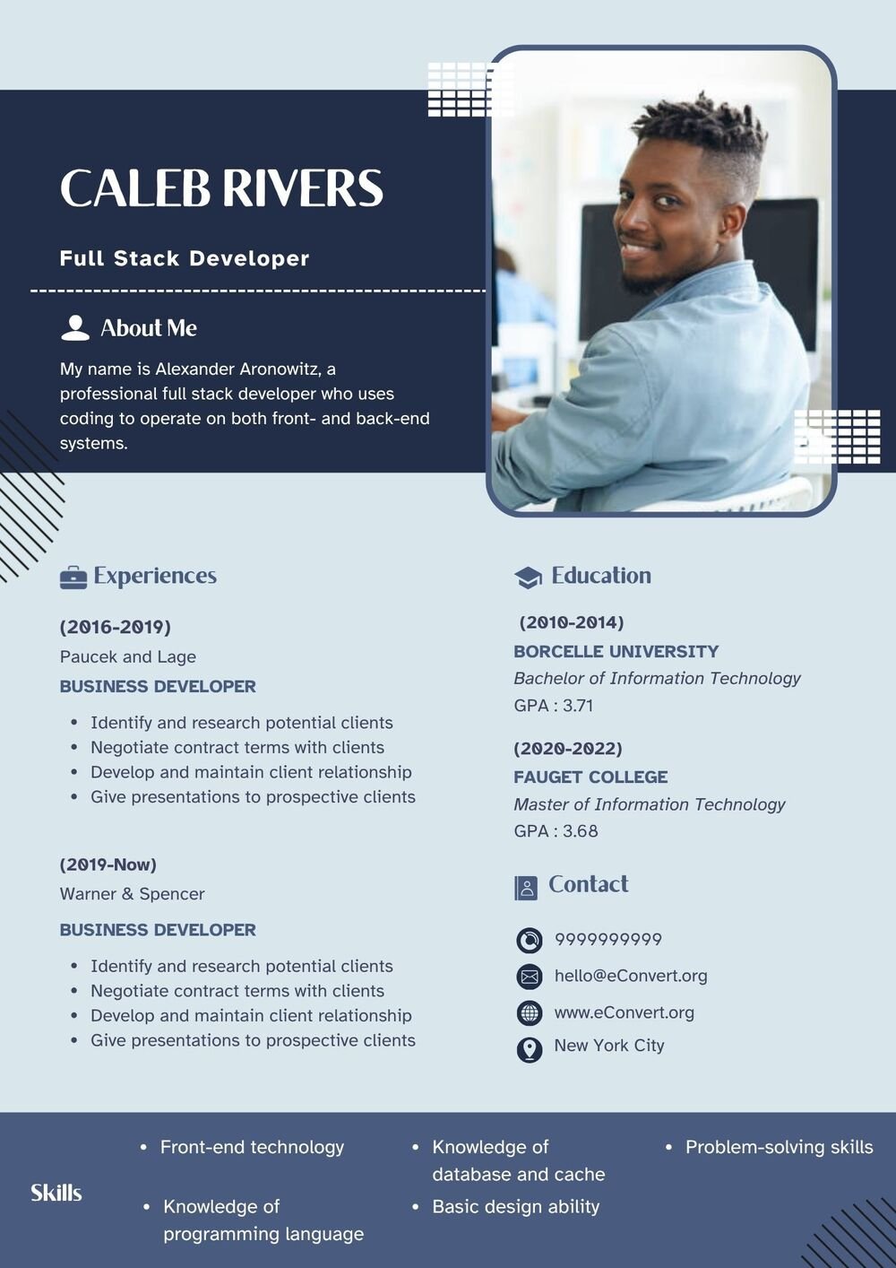 Full Stack Developer Resume