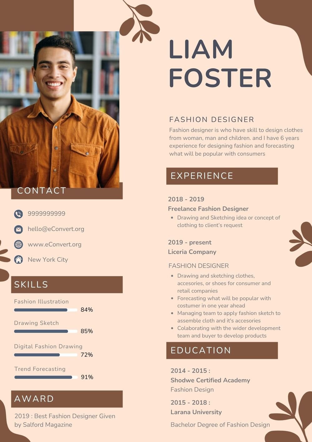 Resume Template Copy and Paste