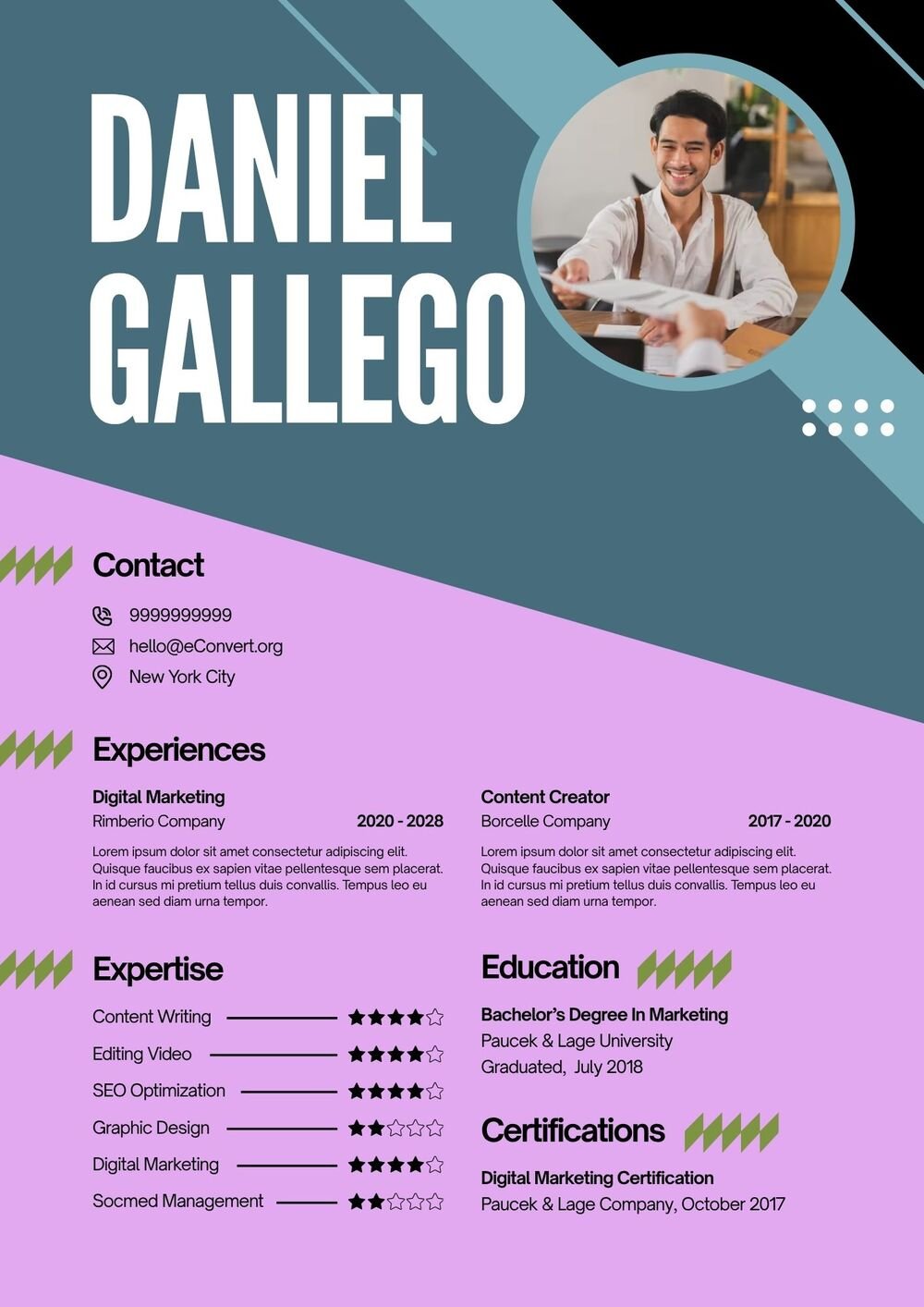 Resume Templates for Australia Jobs