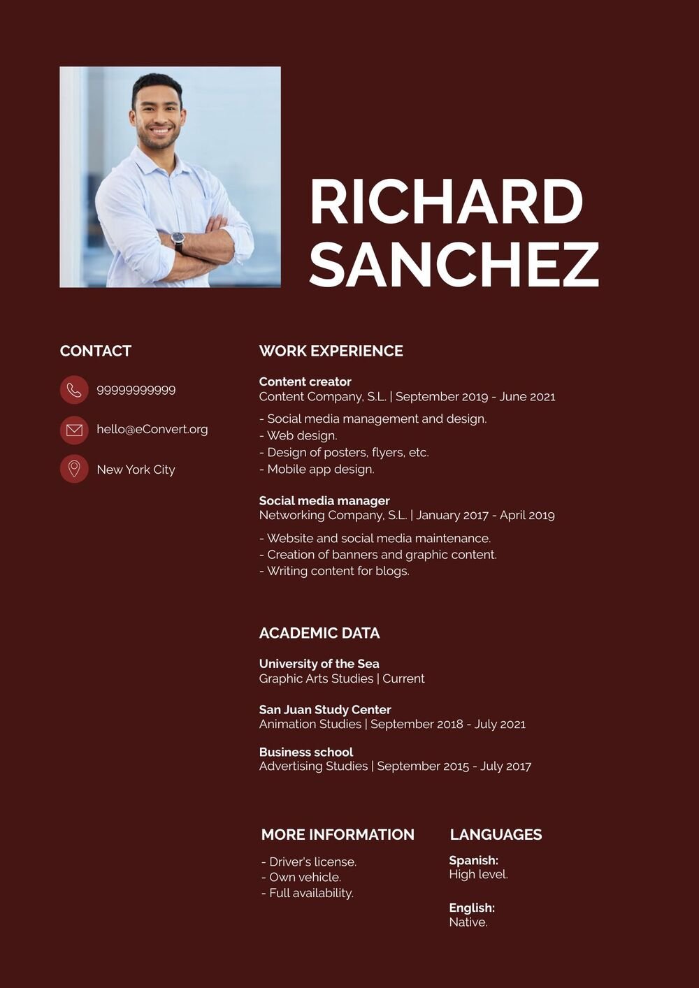 Resume Templates for BPO Jobs