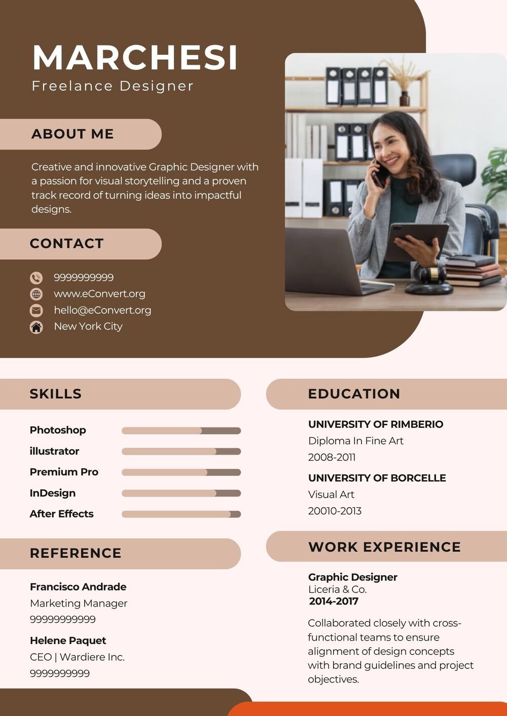 Resume Templates for Freelancers