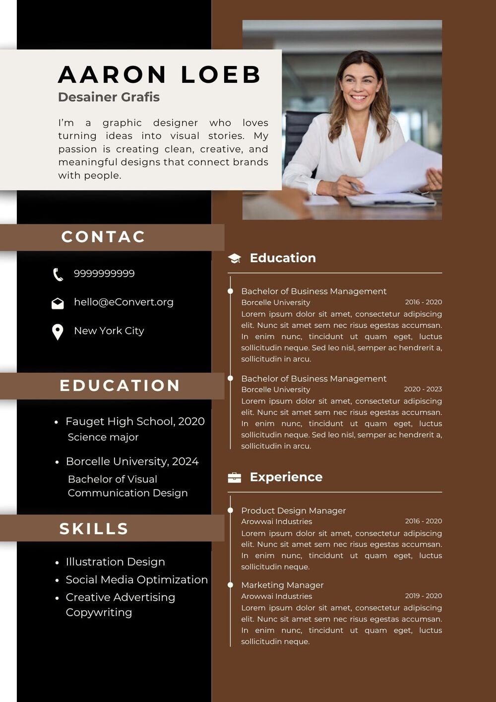 Resume Templates for IT Professionals