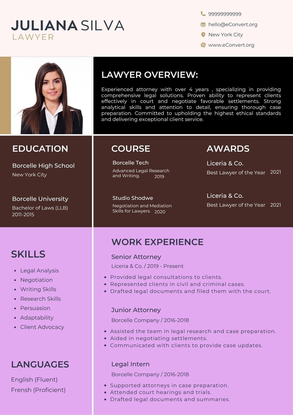Resume Templates for Logistics Jobs