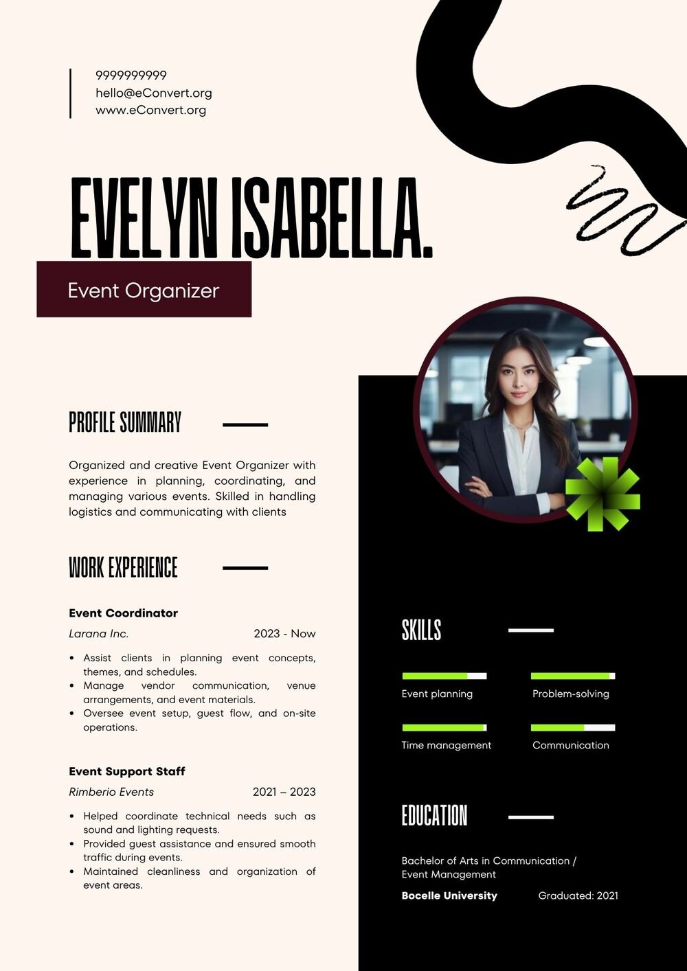 Resume Templates for Operations Manager