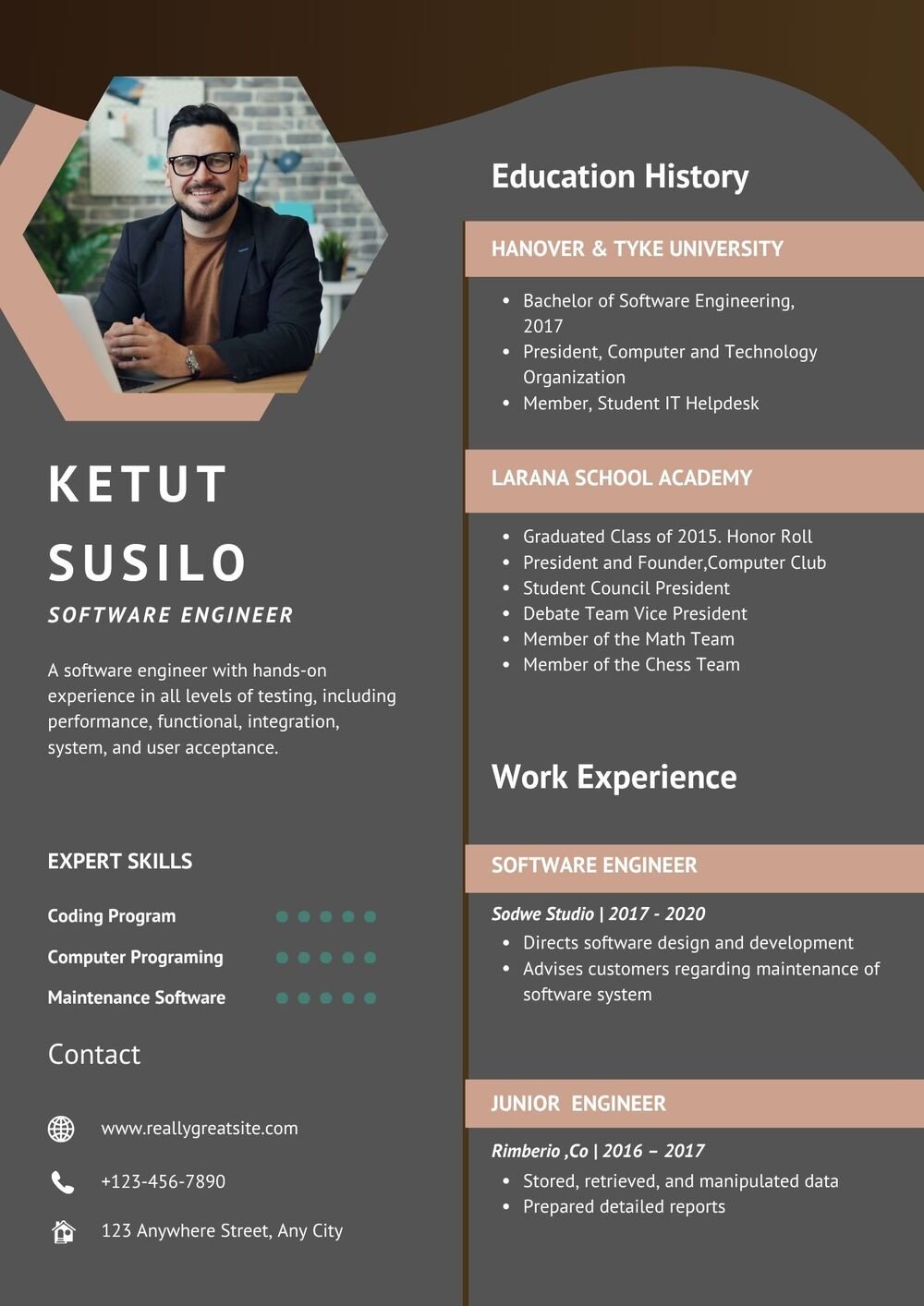 Resume Templates for Software Engineers